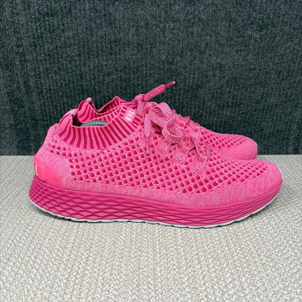 NOBULL Allday Knit Runner Neon Pink Athletic Training Shoes CrossFit Mens 13